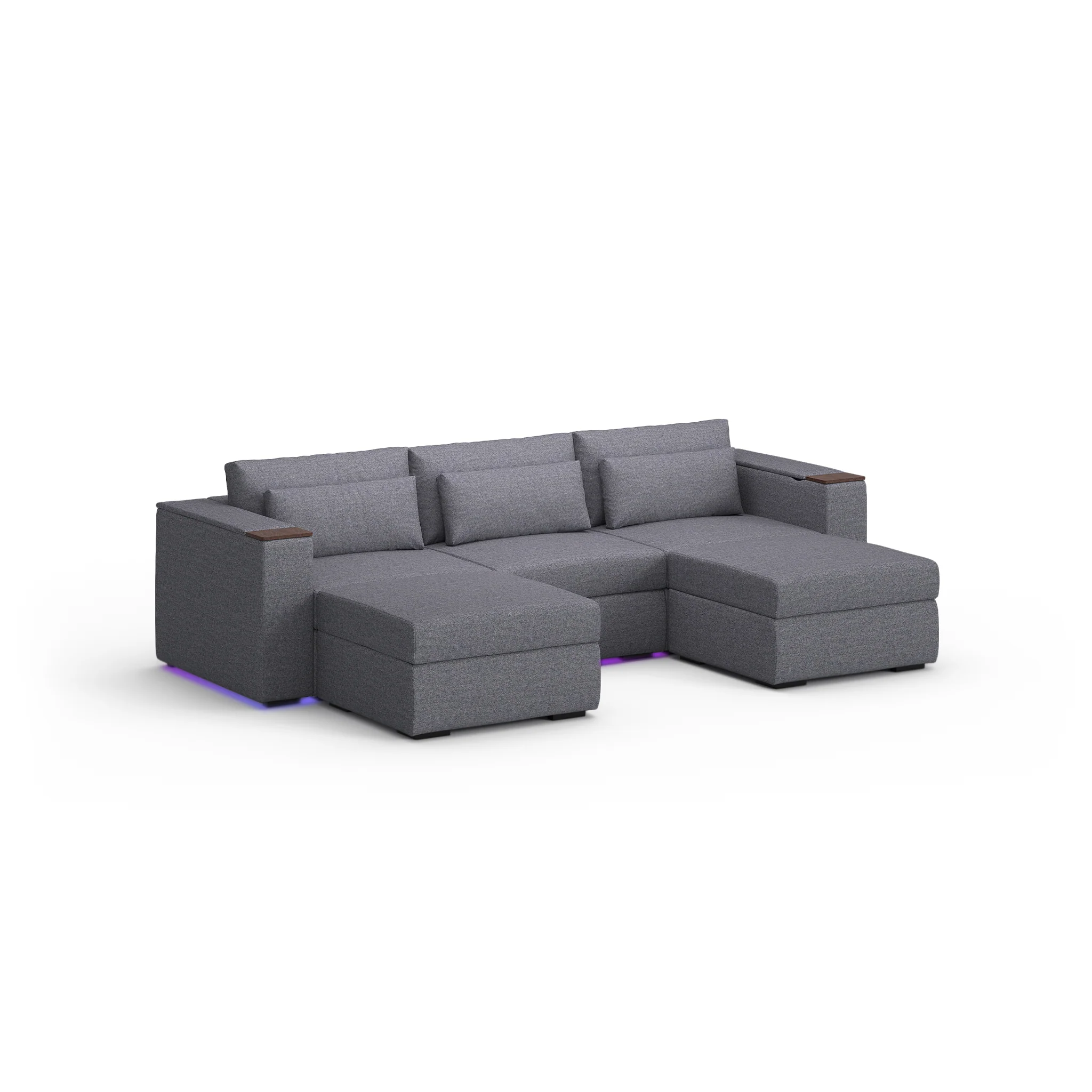 Three Seater - With 2 ottomans - Image 56