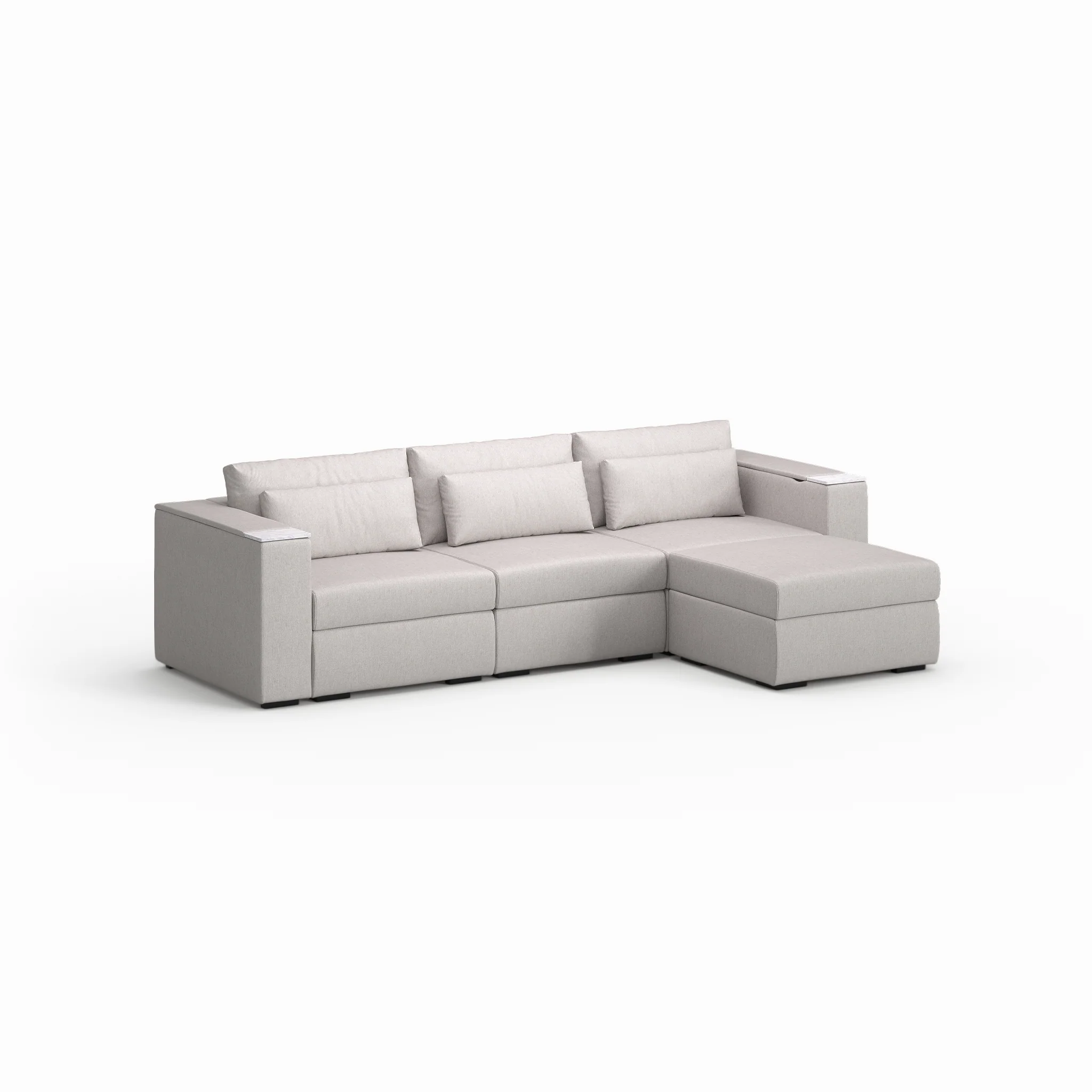 Three Seater - With ottoman - Image 16