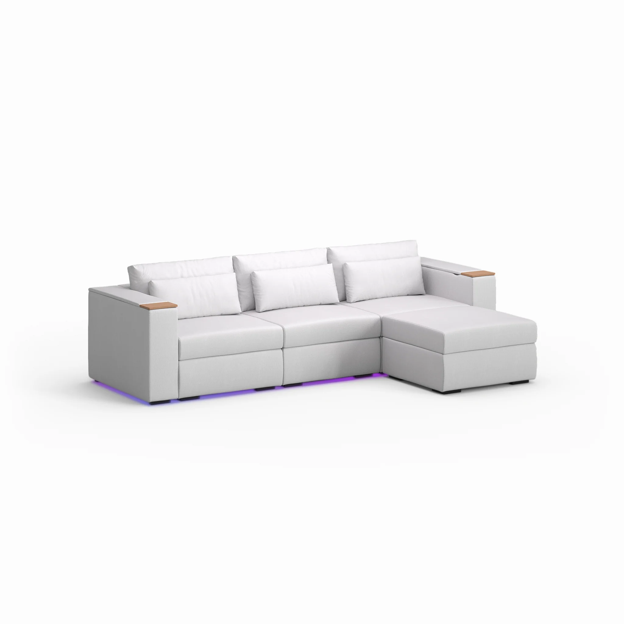 Three Seater - With ottoman - Image 45